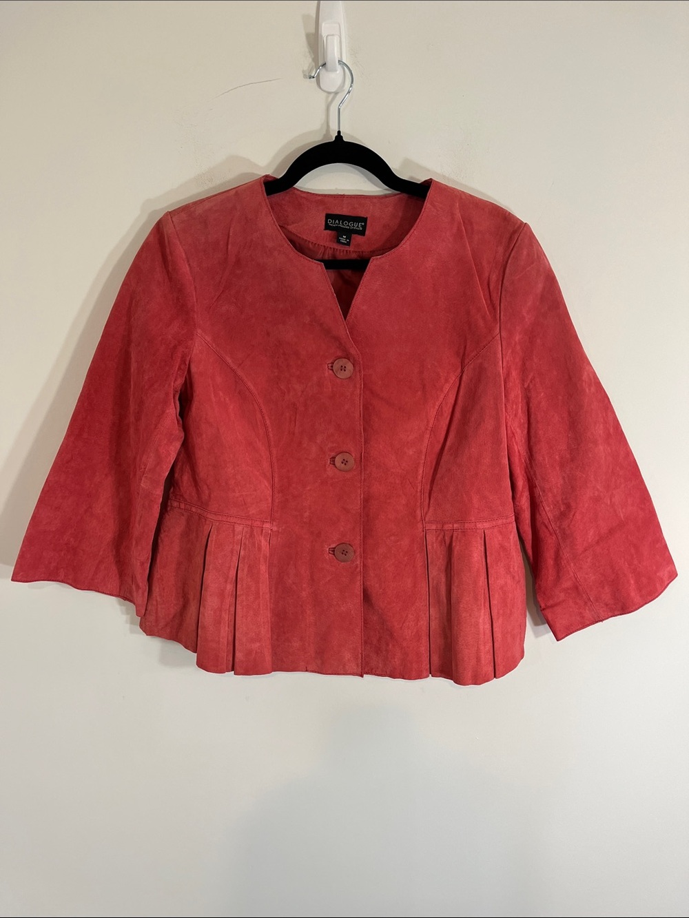 Dialogue suede jacket Medium